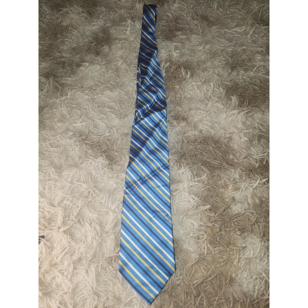 Rooster 100% Silk Tie‎ Blend Multicolor Diagonal Stripes